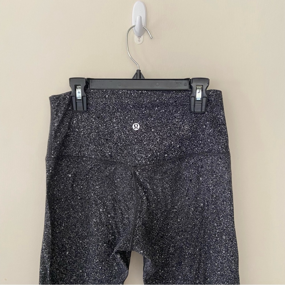 lululemon athletica Speckled Gray Capri Leggings